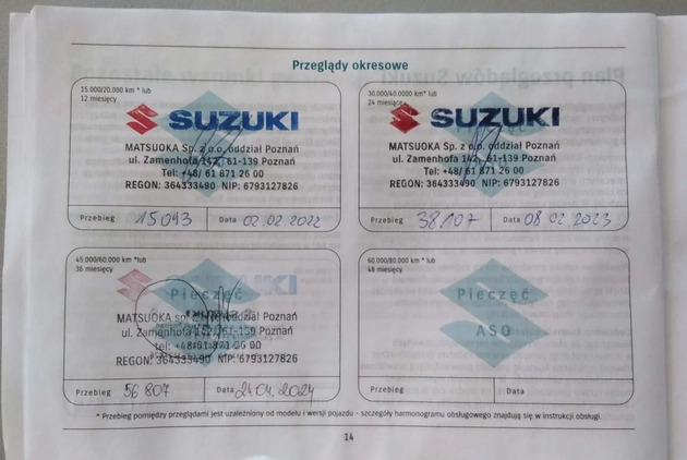 Suzuki Swace cena 93888 przebieg: 57000, rok produkcji 2020 z Ruda Śląska małe 562